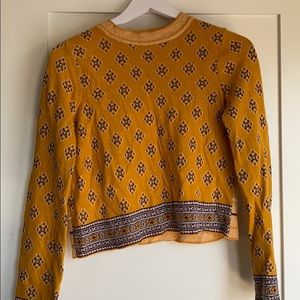 Free people crop sweater XS